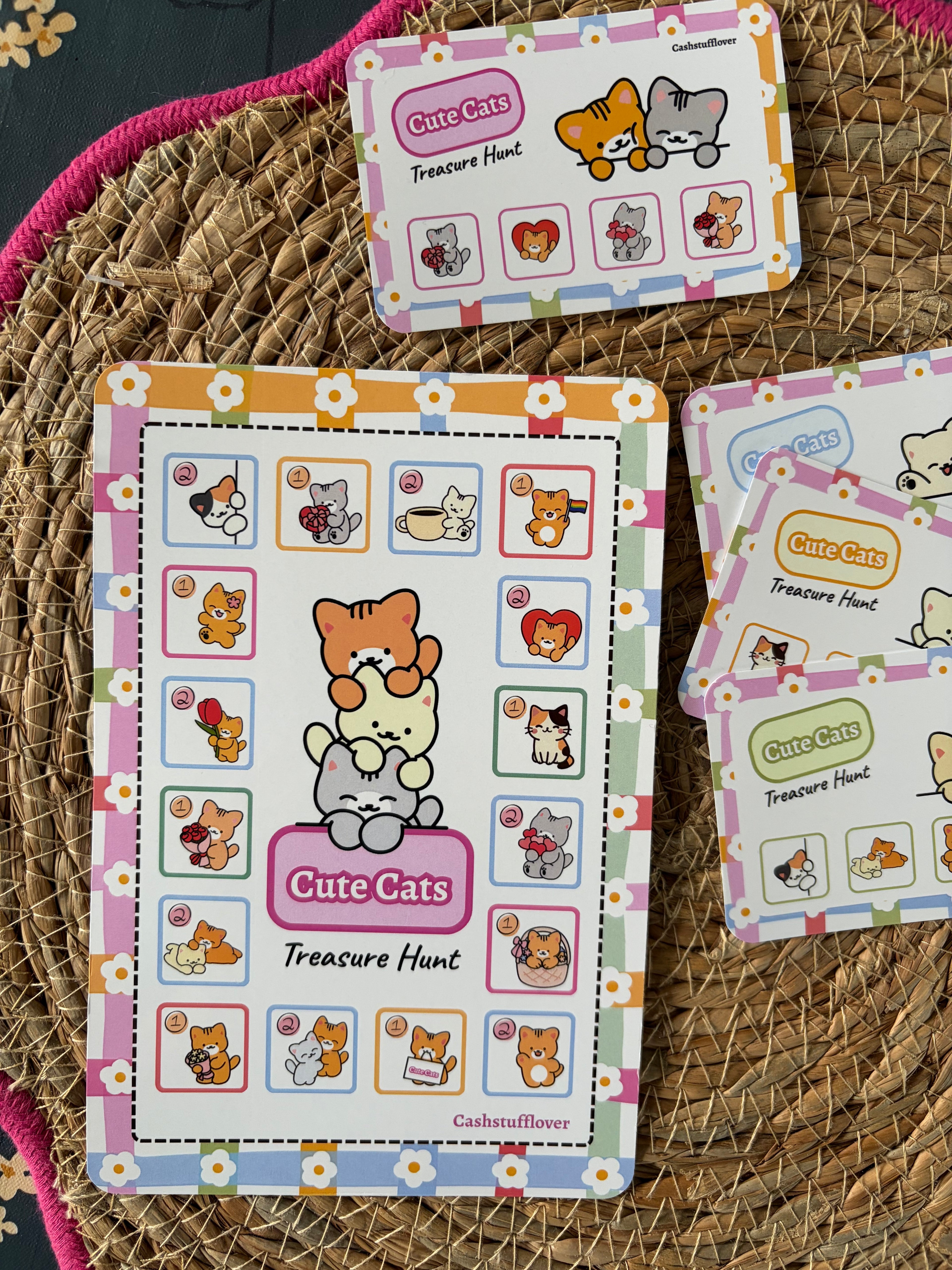 Cute Cats Treasure Hunt - A5