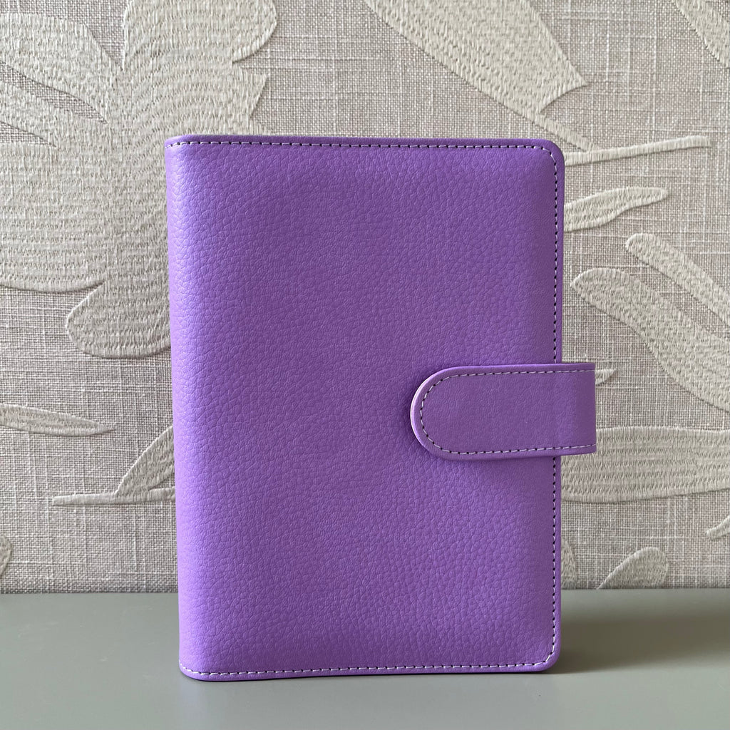 Pebble budget binder A6 - paars