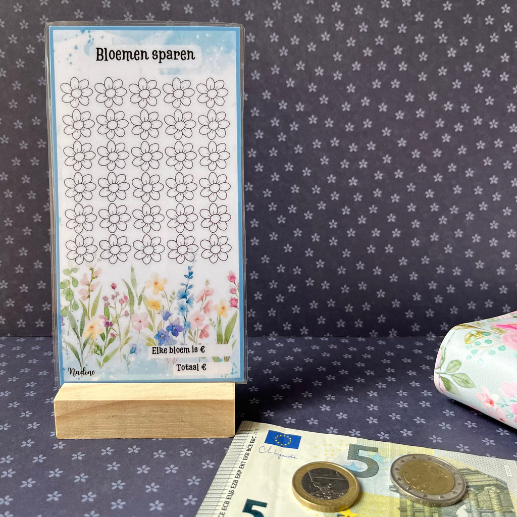 Bloemen sparen A6
